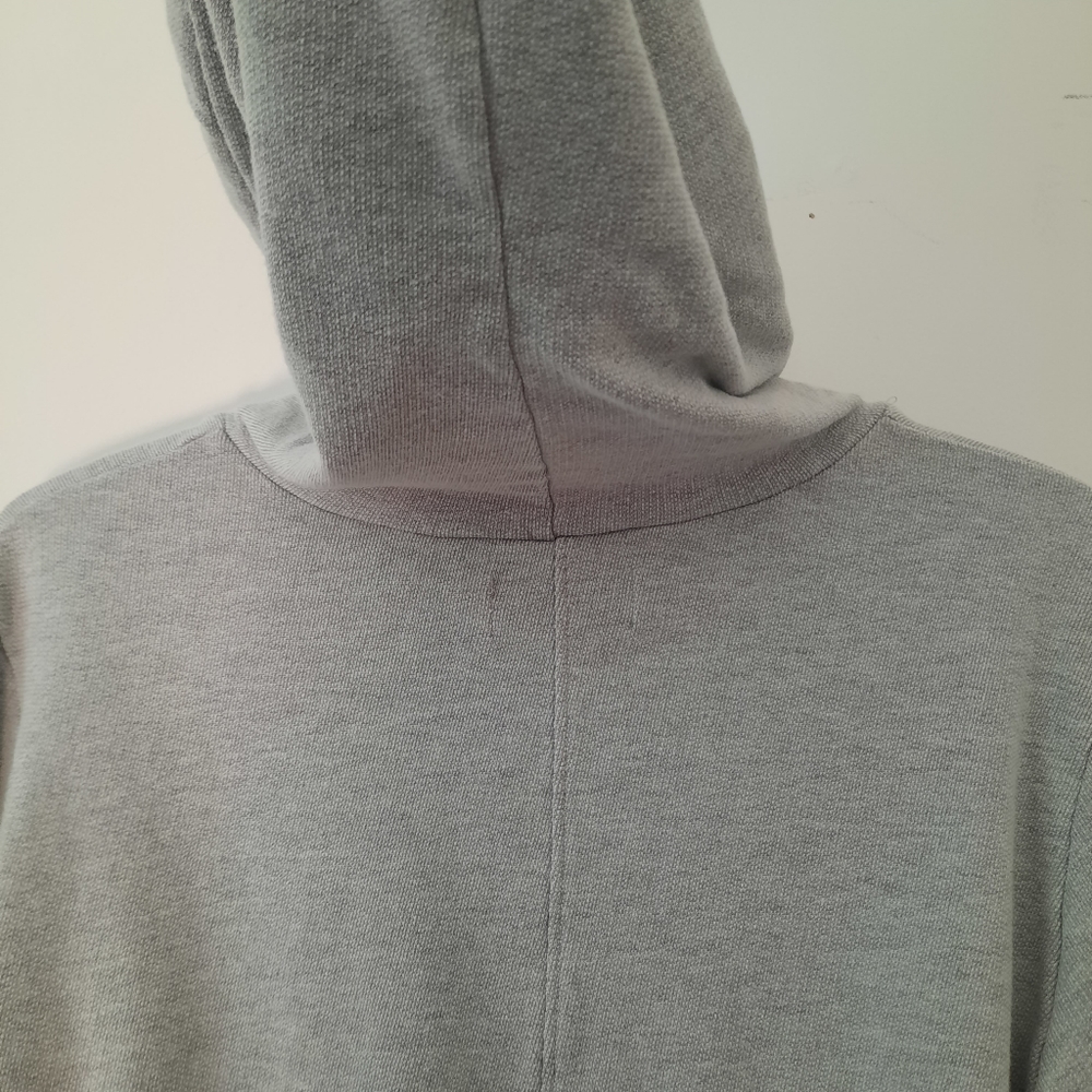 Soulcycle Lightning Bolt Hoodie Sweatshirt Gray Kangaroo Pocket Womens Size L - Picture 8 of 10